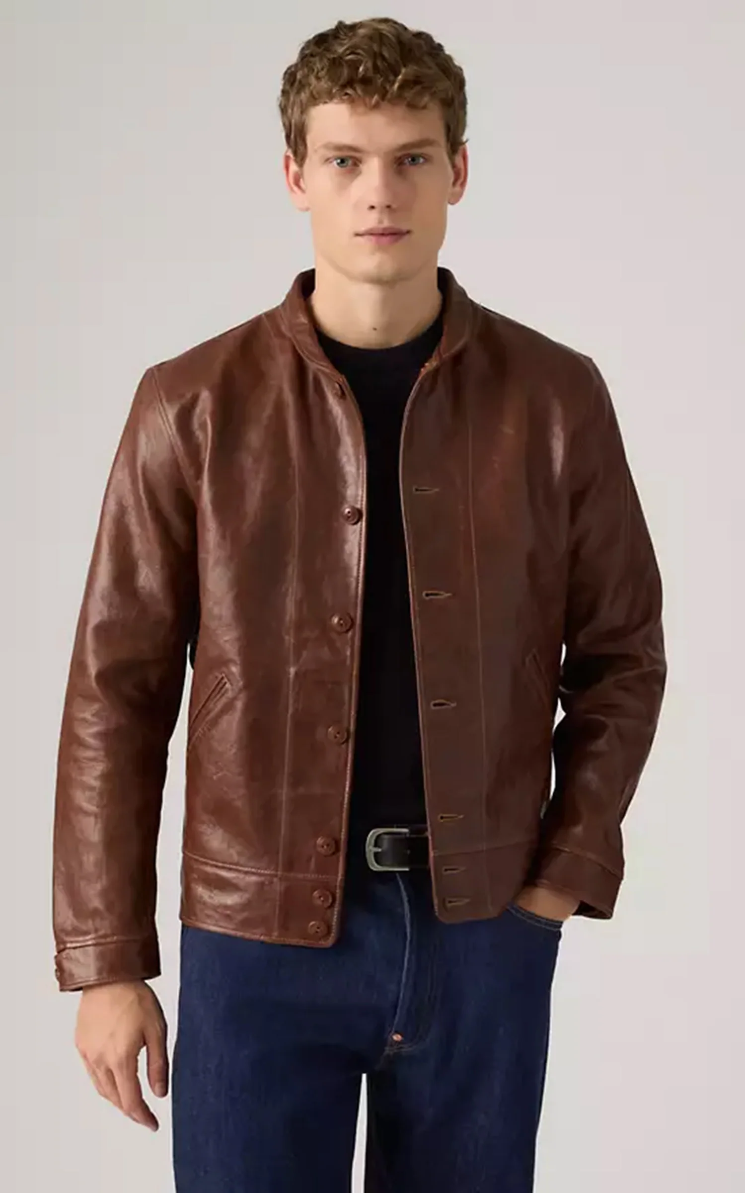 Levi's® Vintage Clothing Menlo Cossack Jacket Golden Brown - Image 6