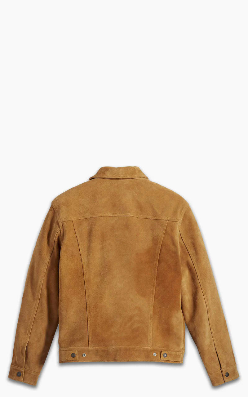 Levi's® Highland Suede Trucker Jacket Brown - Image 3