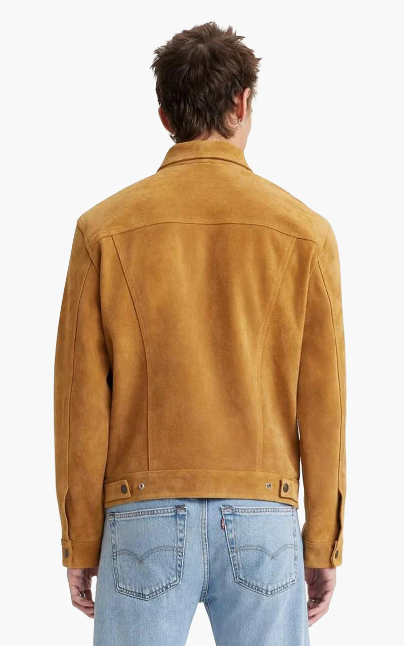 Levi's® Highland Suede Trucker Jacket Brown - Image 5
