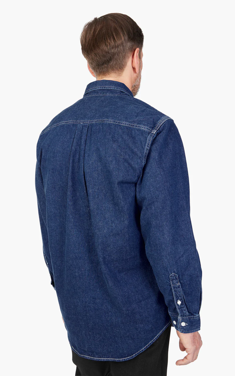 Levi's® Made & Crafted Classic Denim Shirt Indigo Rinse Blue - Image 6