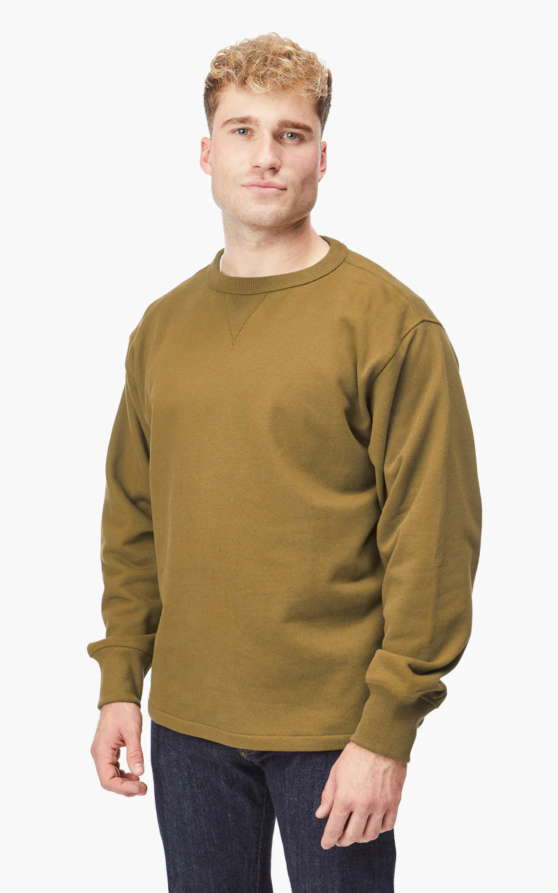 Levi's® Made & Crafted Crew Neck Sweatshirt Brown - Image 3