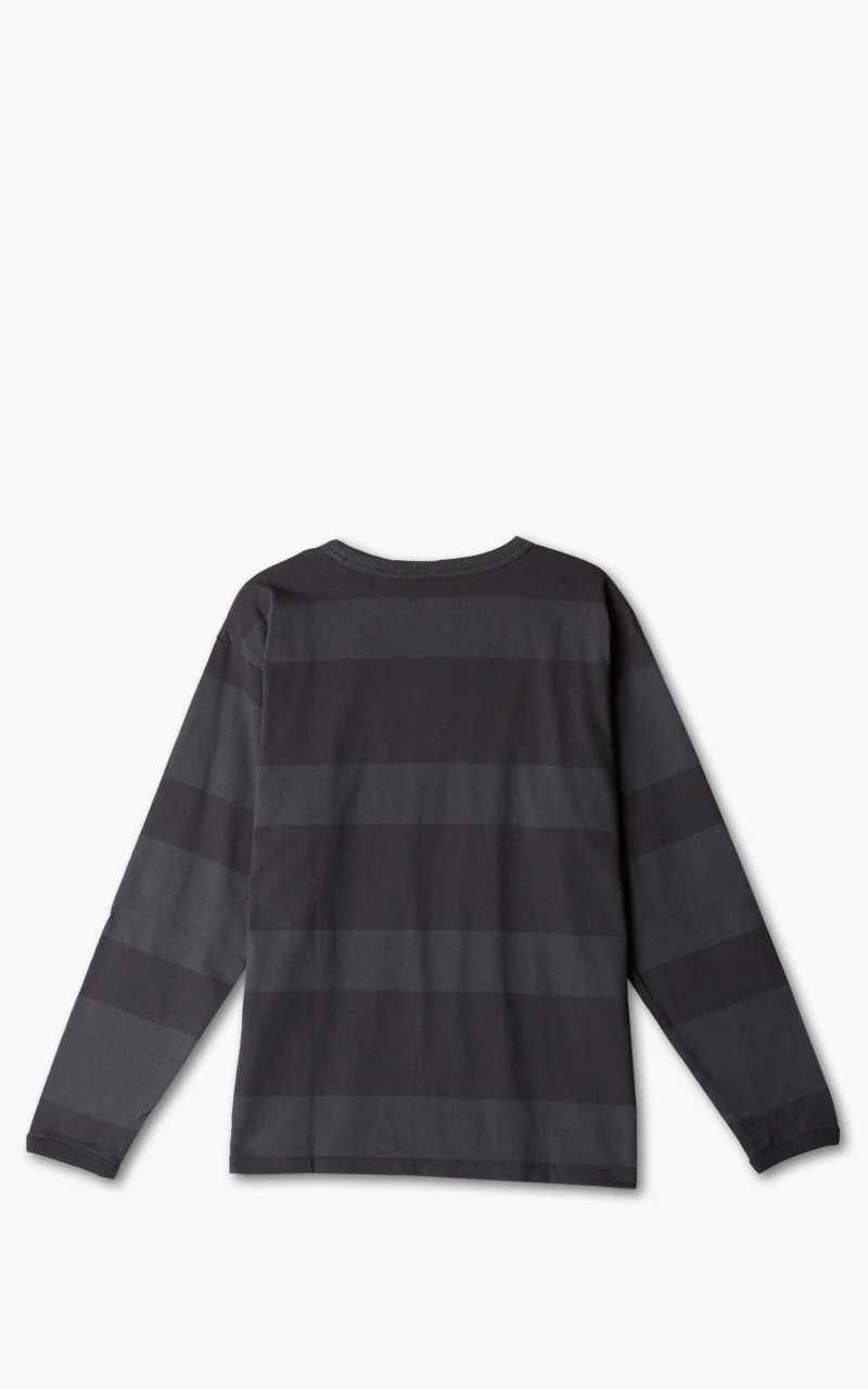 Levi's® Made & Crafted New Long Sleeve Tee Stripe Moonless Night/Dark Phantom - Image 2
