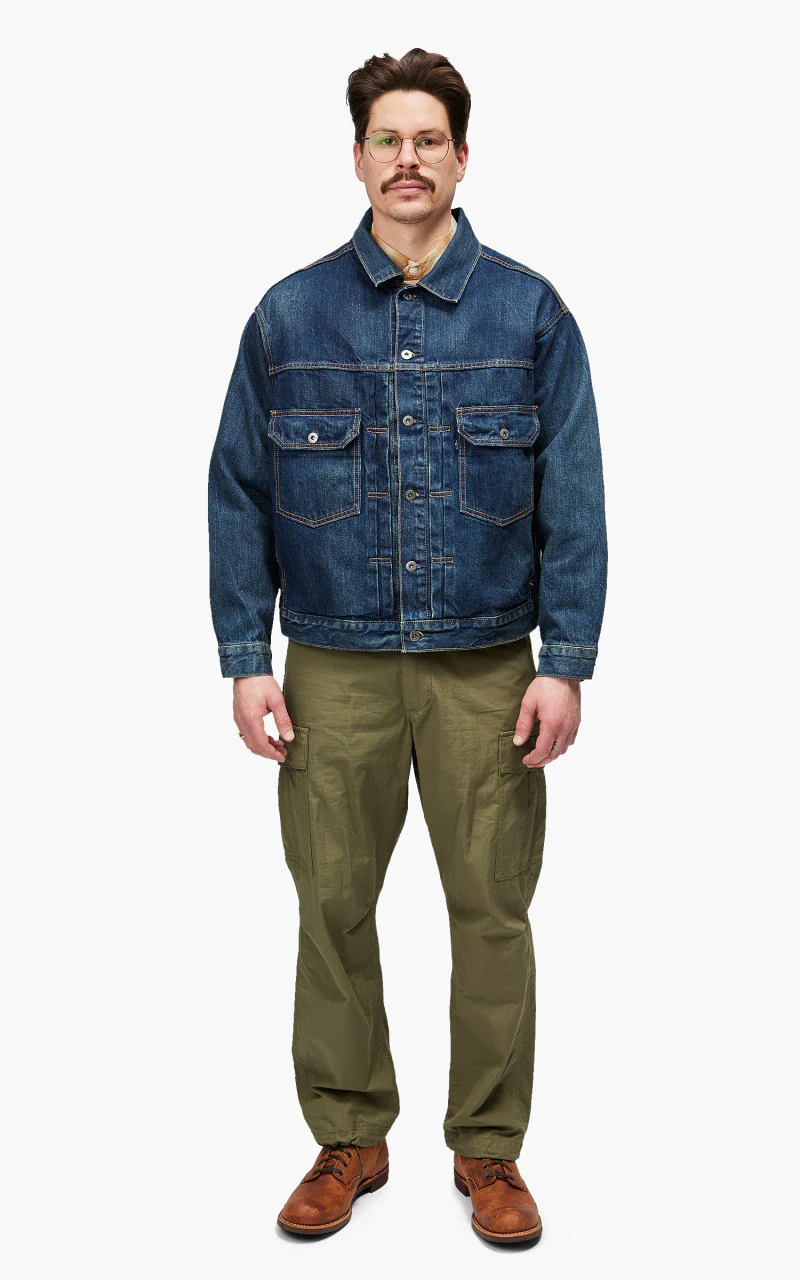 Levi's® Made & Crafted Oversized Type II Trucker Jacket Dark Rush - Image 2