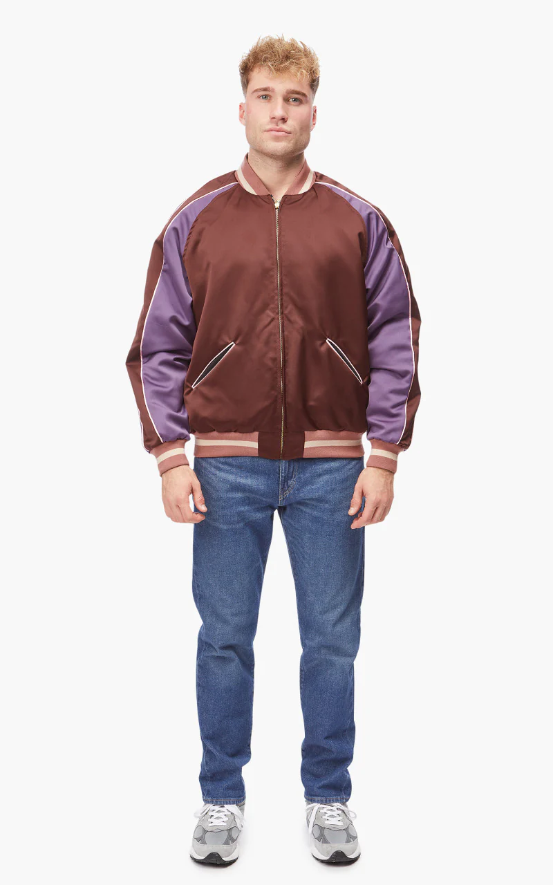 Levi's® Made & Crafted Souvenir Jacket Memento Red Green - Image 3