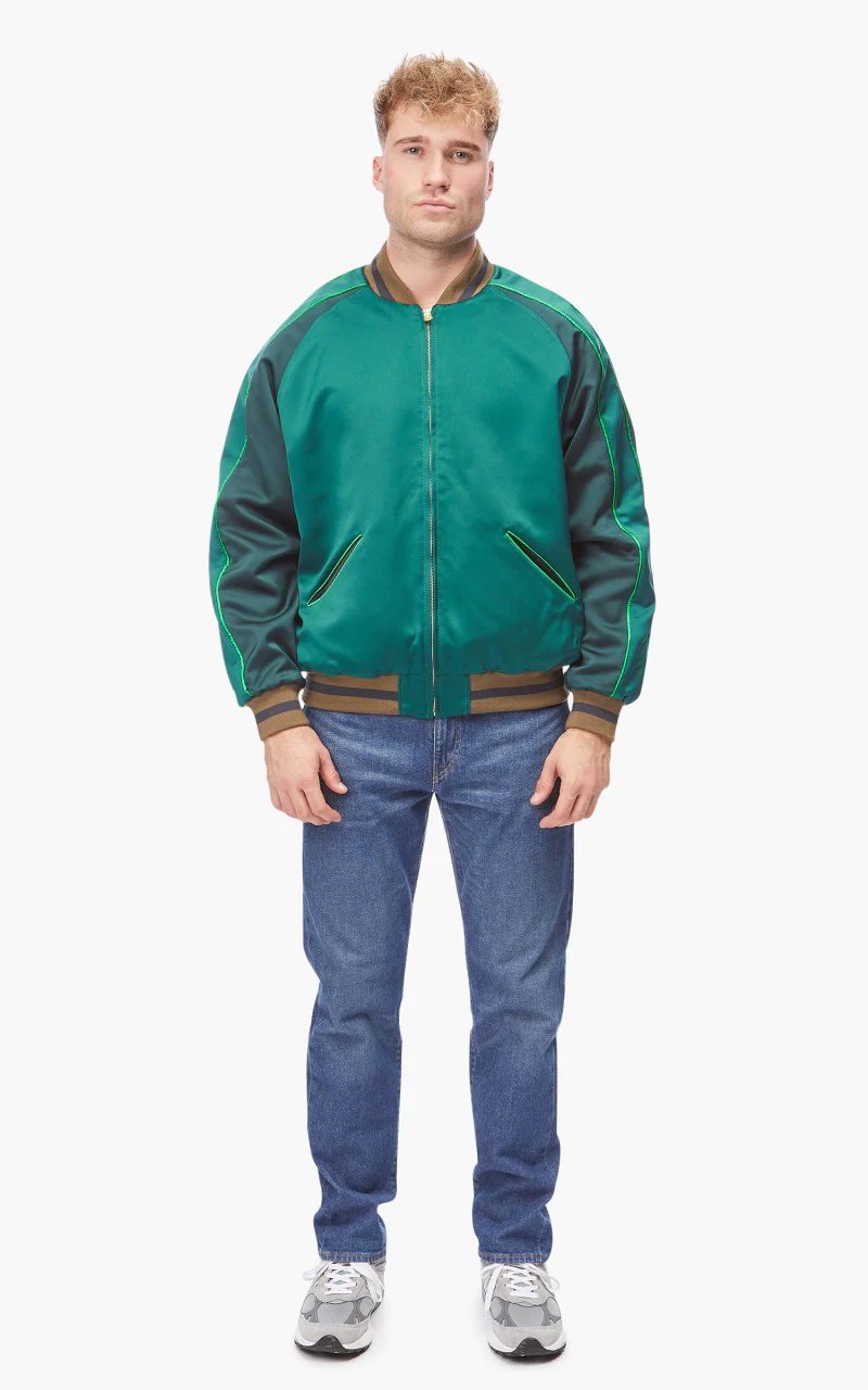 Levi's® Made & Crafted Souvenir Jacket Memento Red Green - Image 7