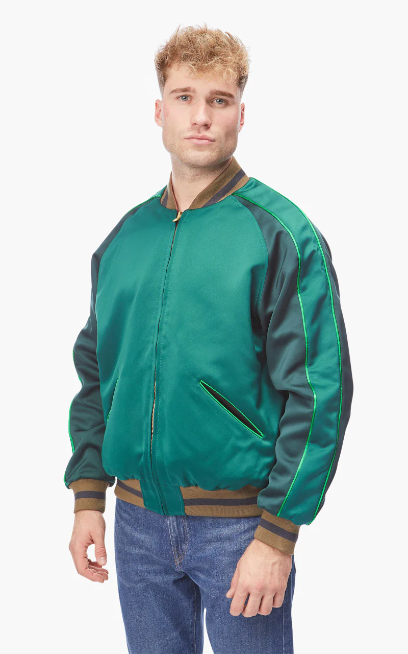 Levi's® Made & Crafted Souvenir Jacket Memento Red Green - Image 8