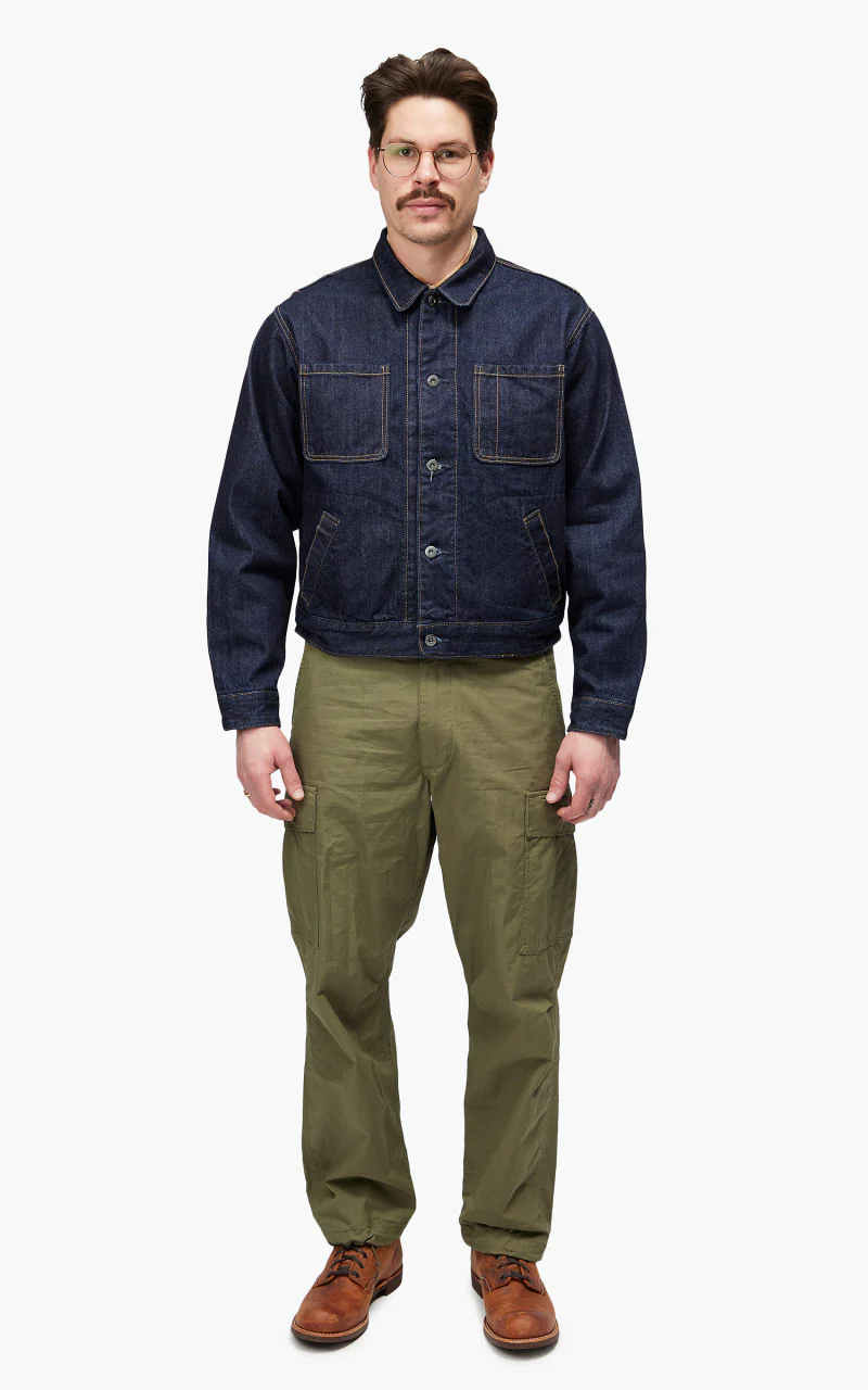 Levi's® Made & Crafted Utility Trucker Jacket Broadway Indigo Worn In - Image 2