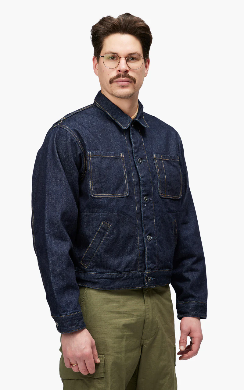 Levi's® Made & Crafted Utility Trucker Jacket Broadway Indigo Worn In - Image 5
