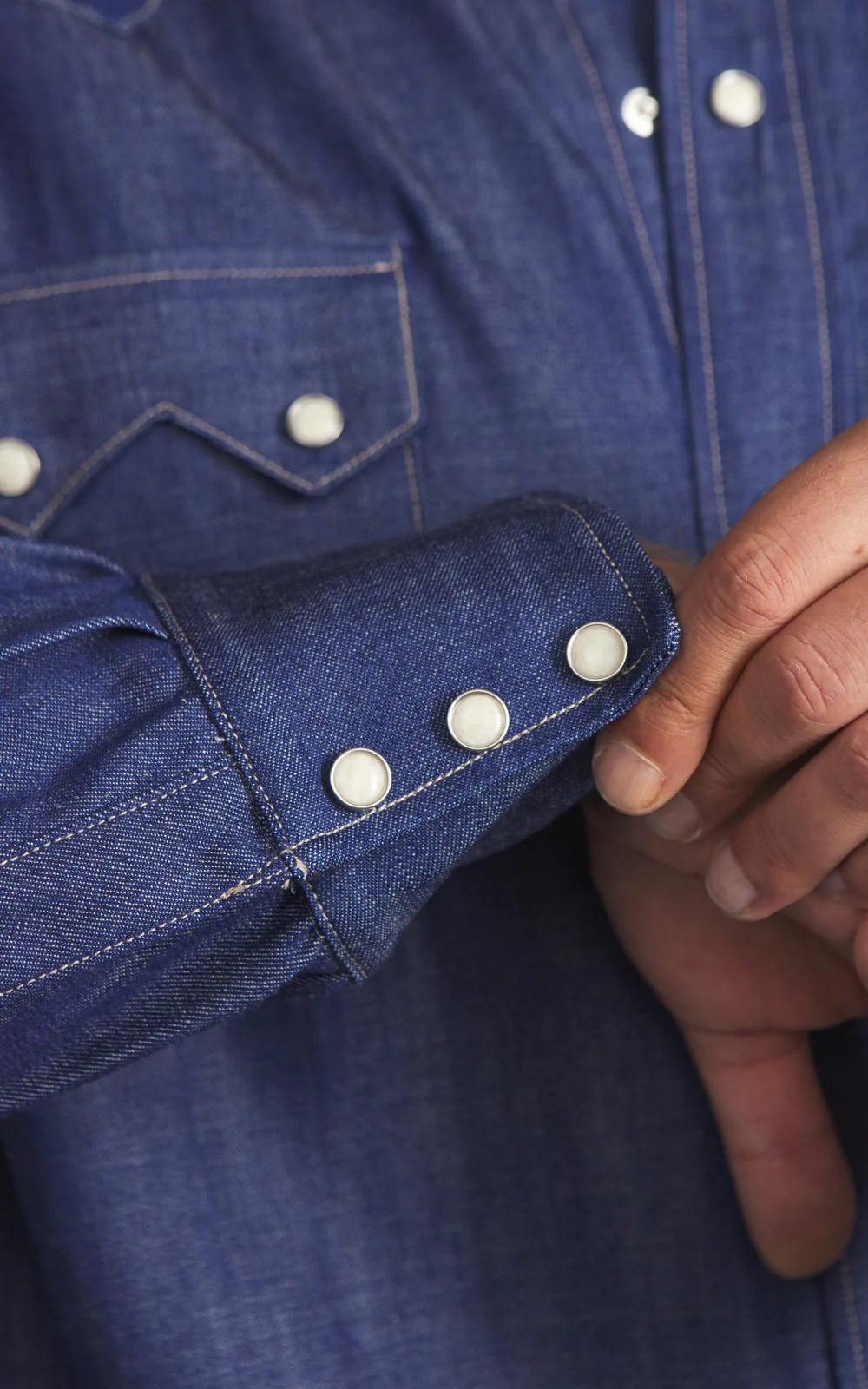 Levi's® Vintage Clothing Shorthorn Sawtooth Shirt Rigid Indigo - Image 5