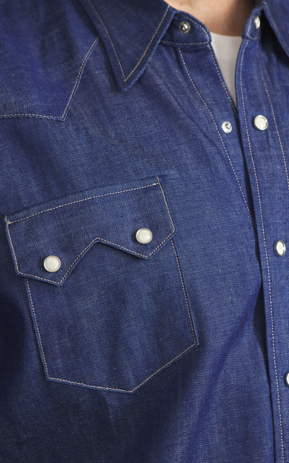 Levi's® Vintage Clothing Shorthorn Sawtooth Shirt Rigid Indigo - Image 8