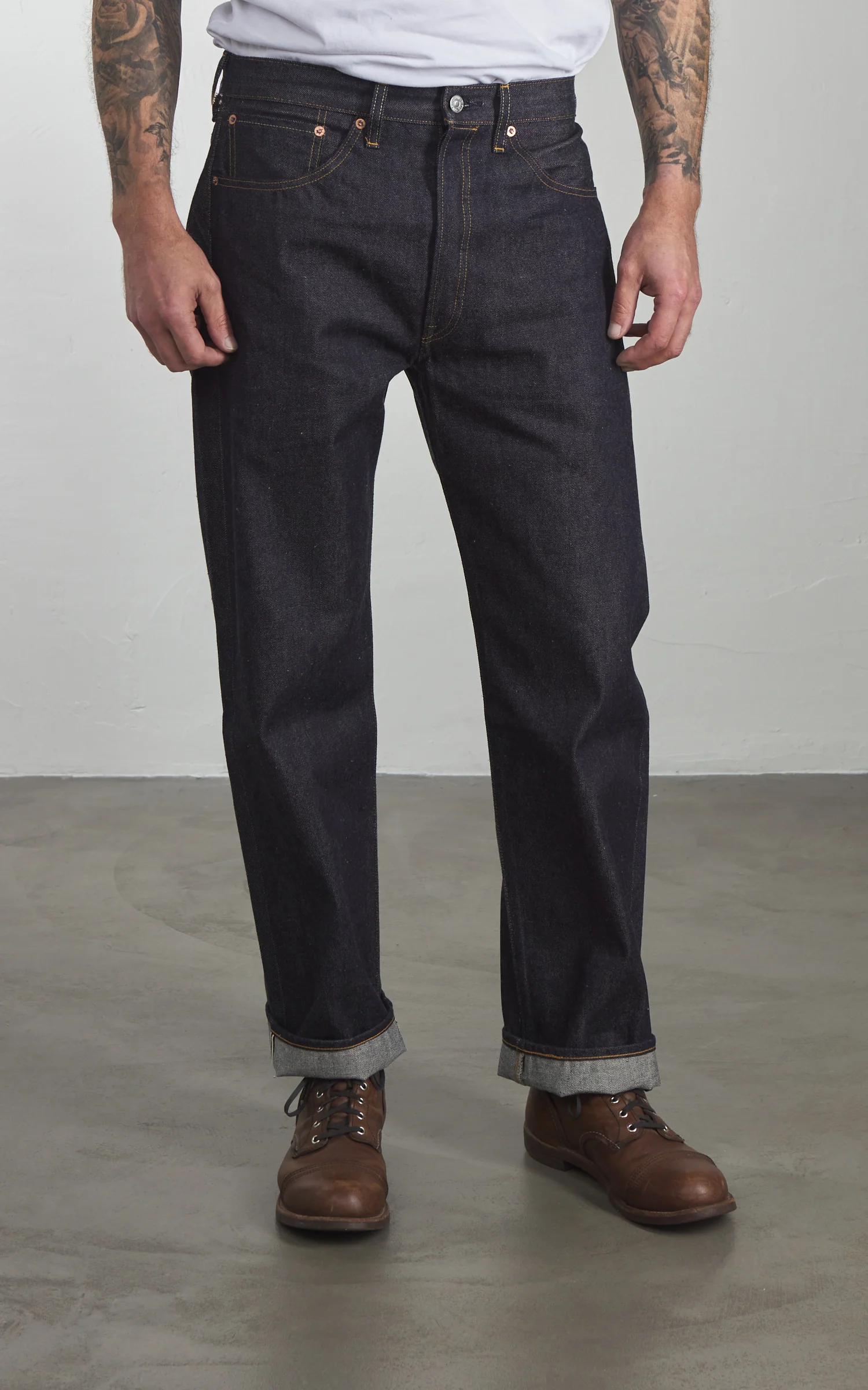 Levi's® Vintage Clothing 1955 501 Jeans Rigid Indigo - Image 3