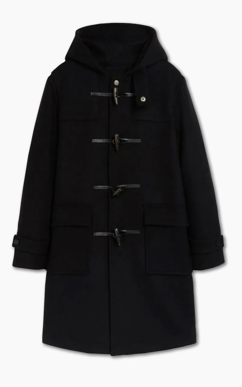 Mackintosh Weir Duffel Coat Black
