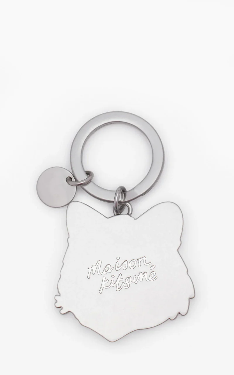 Maison Kitsuné Bold Fox Head Keyring Canvas - Image 3