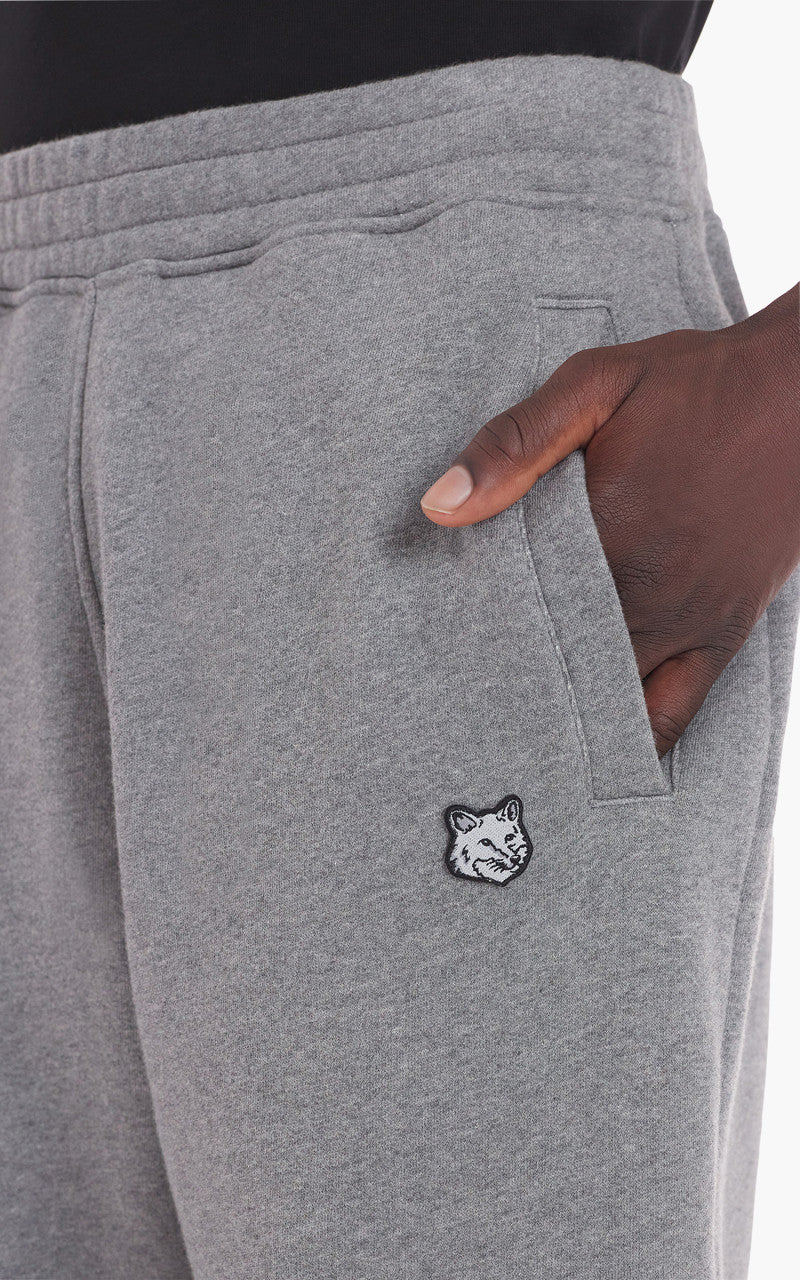 Maison Kitsuné Bold Fox Head Patch Comfort Jog Pants Medium Grey Melange - Image 5