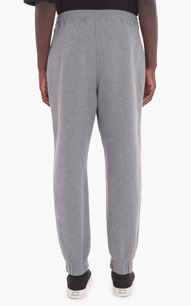 Maison Kitsuné Bold Fox Head Patch Comfort Jog Pants Medium Grey Melange - Image 6