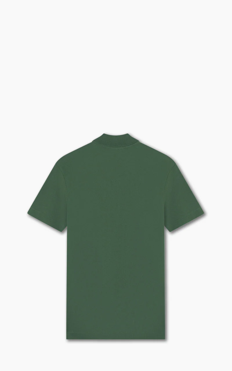 Maison Kitsuné Bold Fox Head Patch Comfort Polo Bottle Green - Image 3