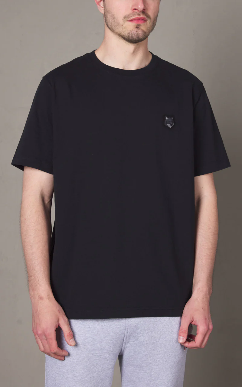 Maison Kitsuné Bold Fox Head Patch Comfort T-Shirt Black - Image 4