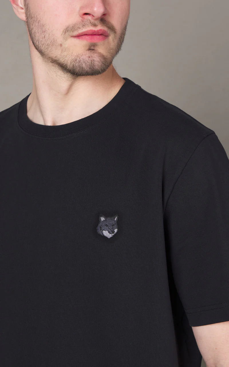 Maison Kitsuné Bold Fox Head Patch Comfort T-Shirt Black - Image 5