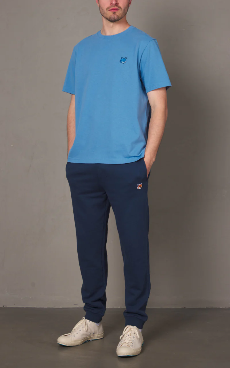 Maison Kitsuné Bold Fox Head Patch Comfort T-Shirt Hampton Blue - Image 2