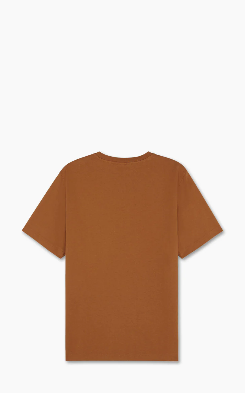 Maison Kitsuné Bold Fox Head Patch Comfort T-Shirt Tobacco - Image 3