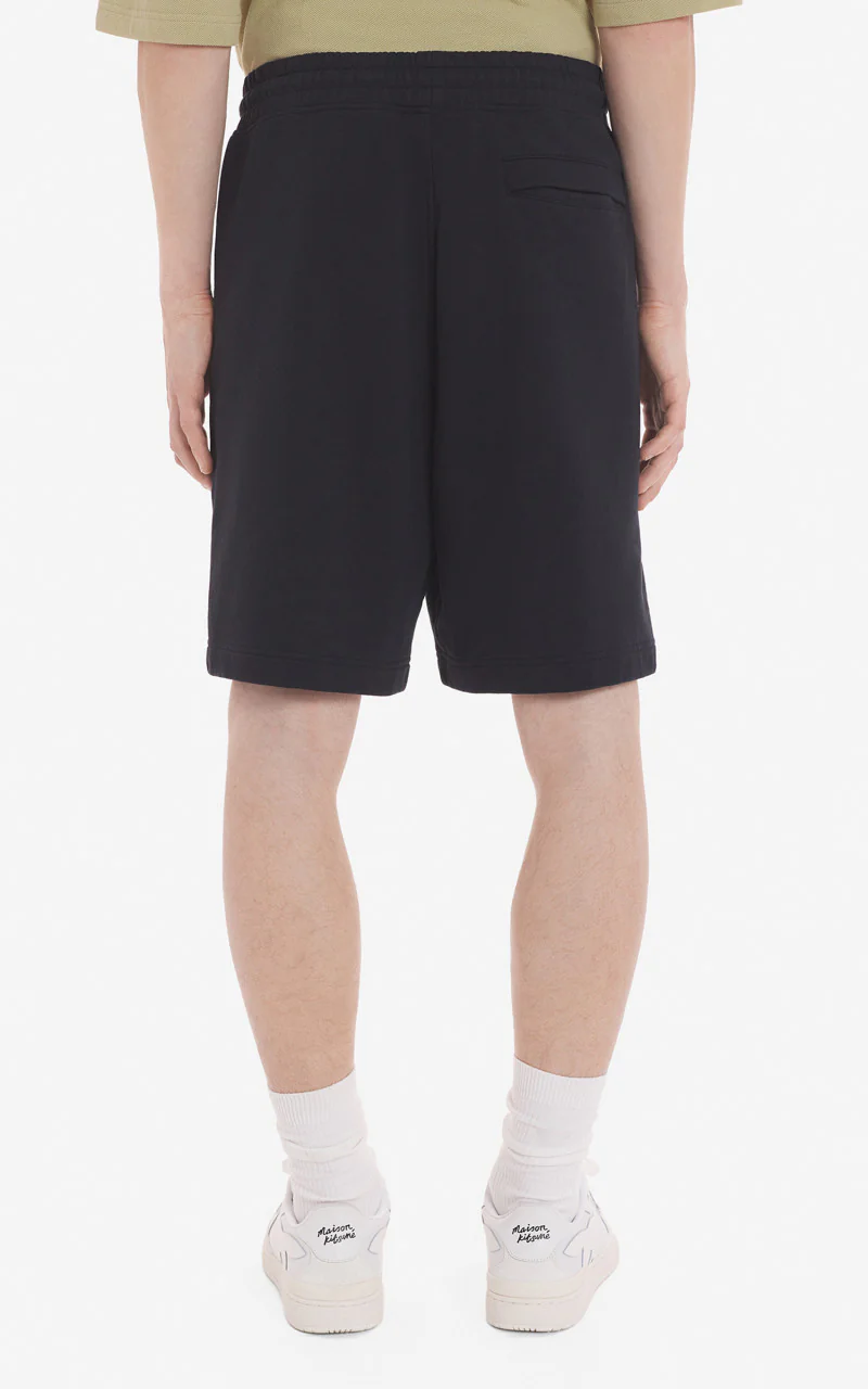 Maison Kitsuné Bold Fox Head Patch Oversize Jog Shorts Black - Image 5