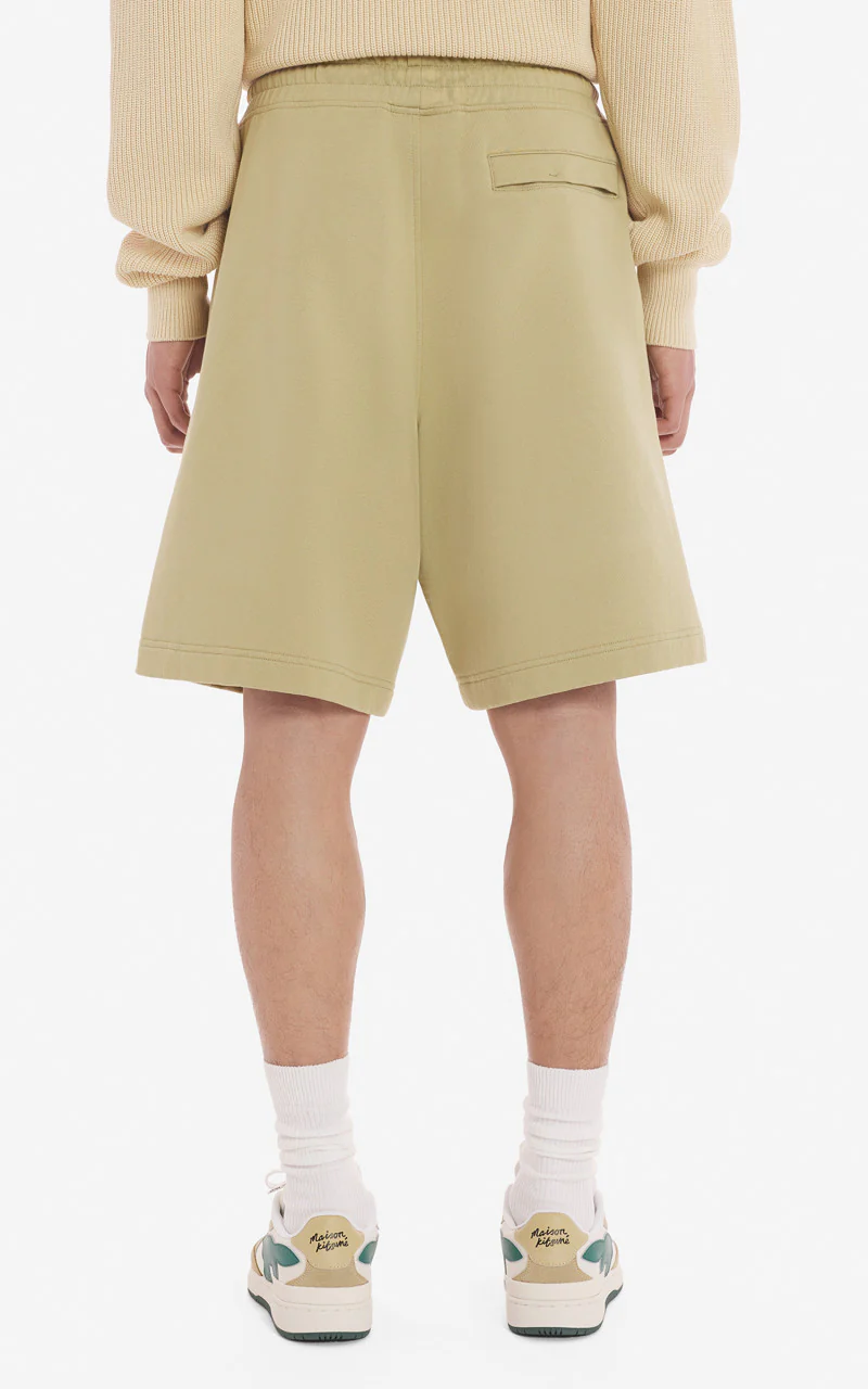 Maison Kitsuné Bold Fox Head Patch Oversize Jog Shorts Canvas - Image 5