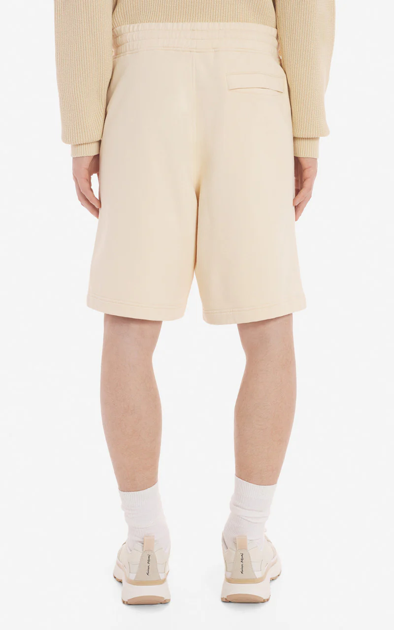 Maison Kitsuné Bold Fox Head Patch Oversize Jog Shorts Paper - Image 5