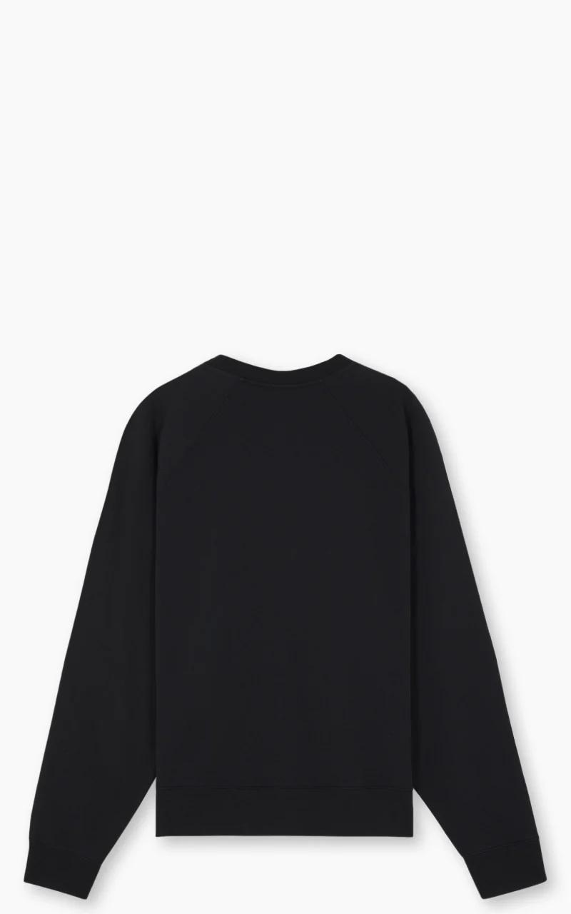 Maison Kitsuné Bold Fox Head Patch Oversize Sweatshirt Black - Image 3