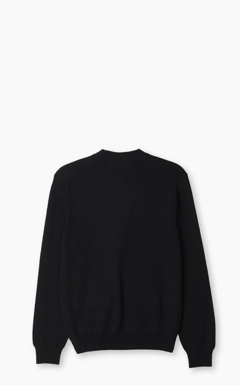 Maison Kitsuné Bold Fox Head Patch Regular Cardigan Black - Image 3