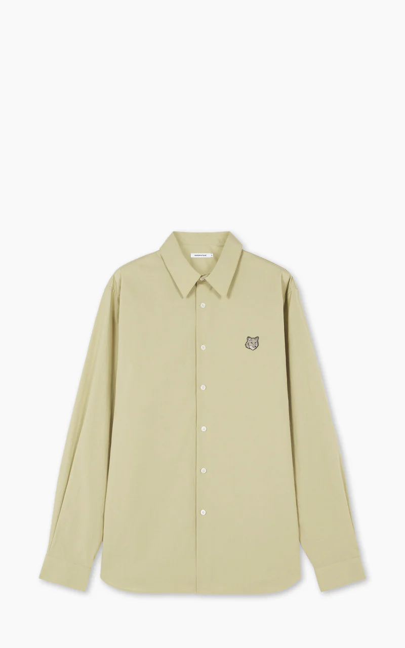 Maison Kitsuné Bold Fox Head Relaxed Shirt Canvas