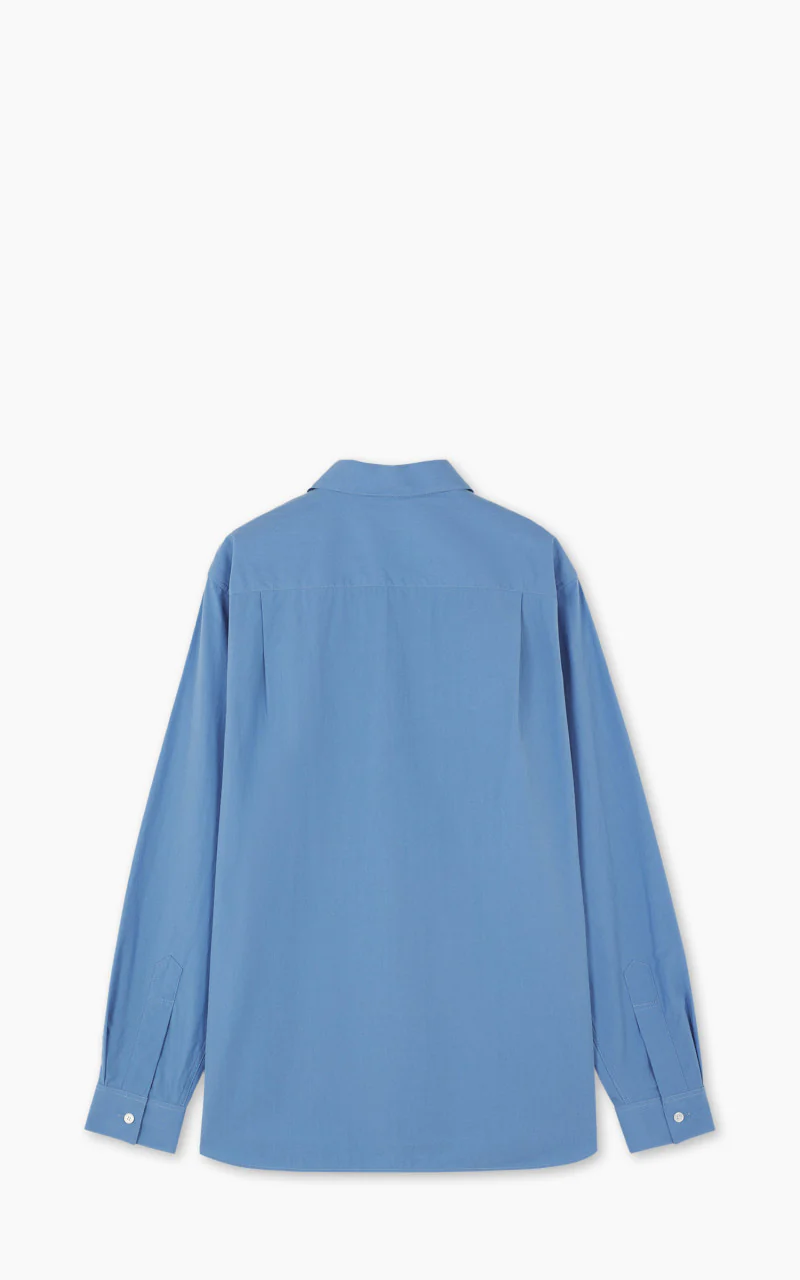 Maison Kitsuné Bold Fox Head Relaxed Shirt Drifter Blue - Image 3