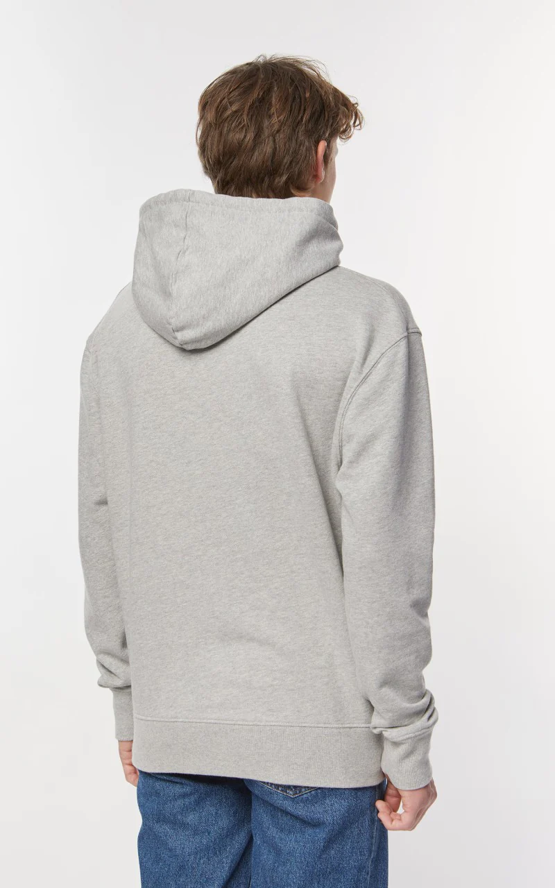 Maison Kitsuné Chillax Fox Patch Classic Hoodie Grey - Image 6