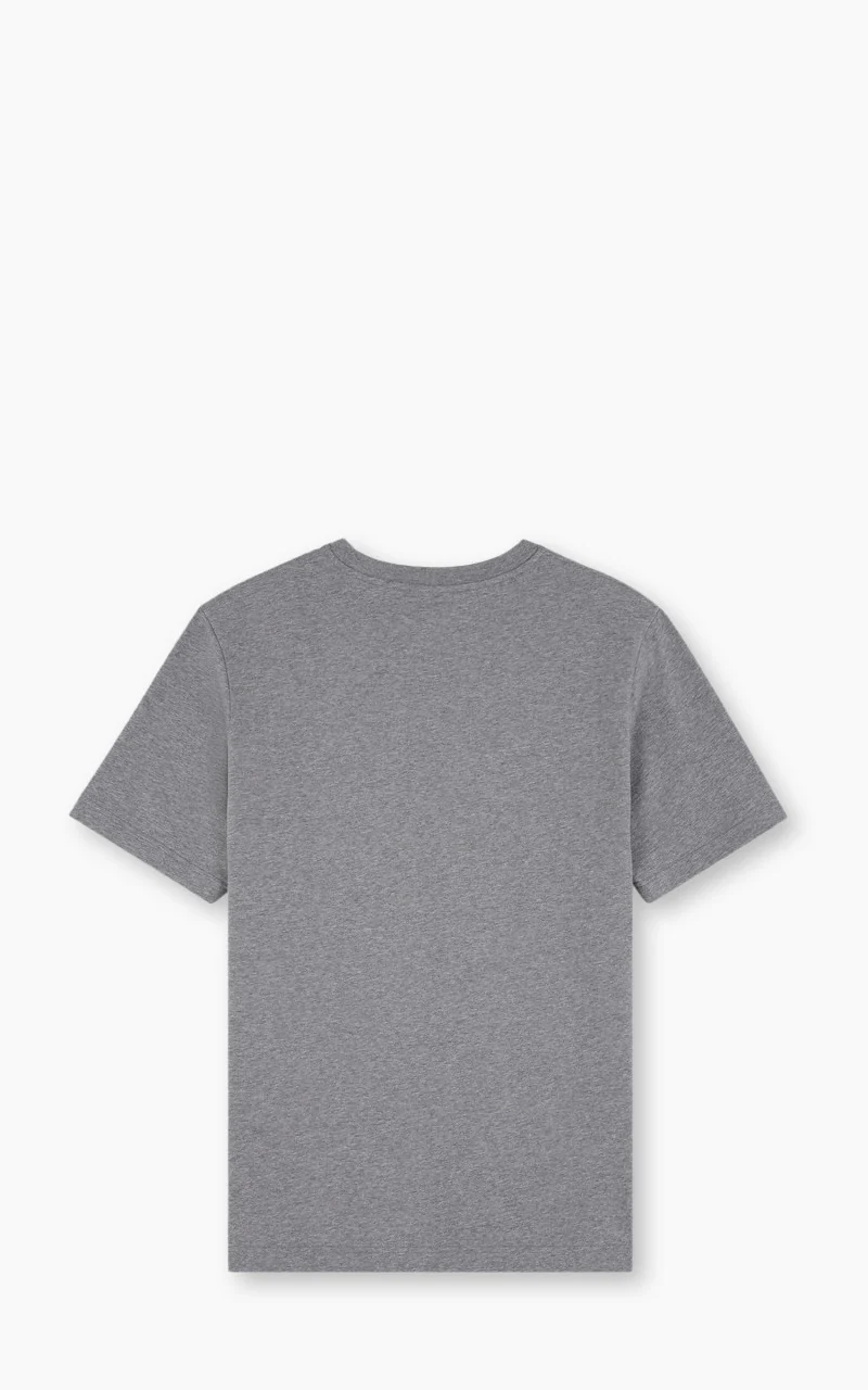 Maison Kitsuné City Coins Comfort T-Shirt Medium Grey Melange - Image 4