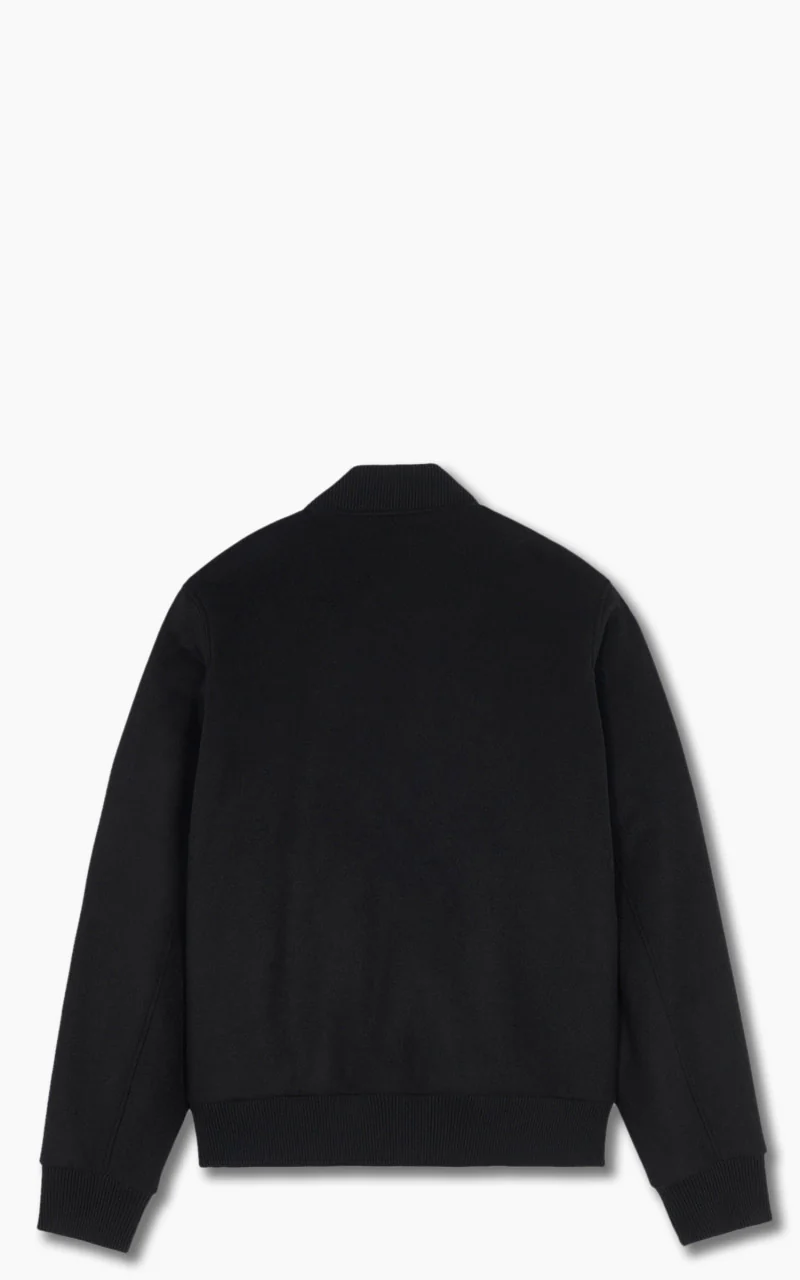 Maison Kitsuné Classic Teddy Jacket Black - Image 2