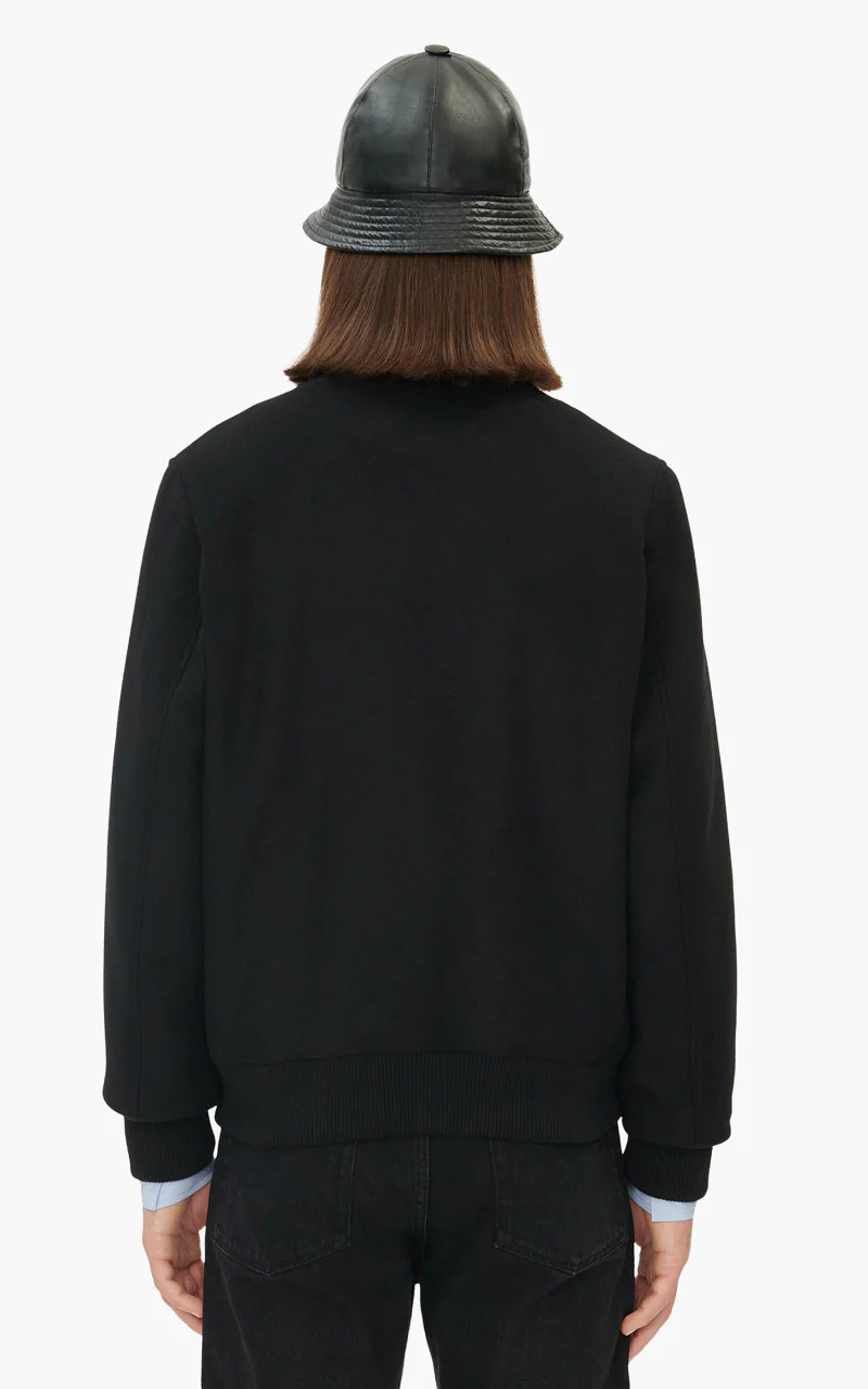 Maison Kitsuné Classic Teddy Jacket Black - Image 7