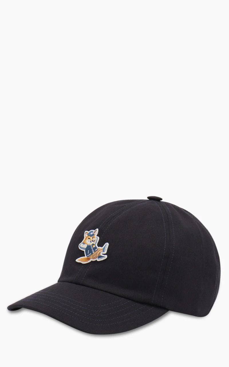 Maison Kitsuné Dressed Fox 6P Cap Navy