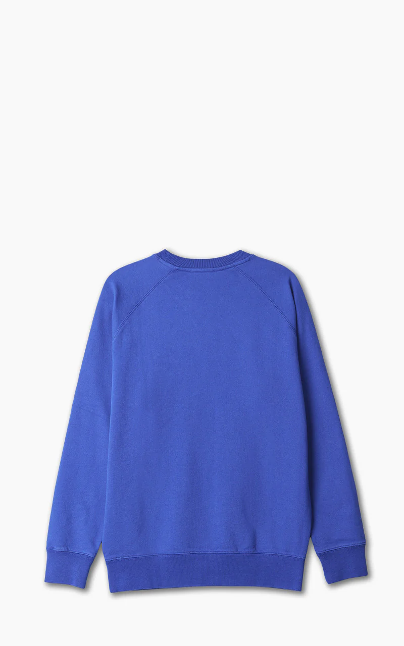 Maison Kitsuné Dressed Fox Patch Classic Sweatshirt Deep Blue - Image 3