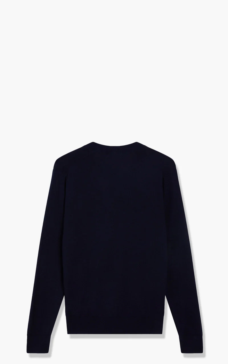 Maison Kitsuné Fox Head Patch Classic Cardigan Navy - Image 2