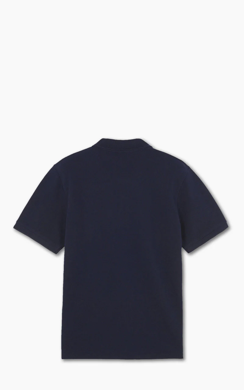 Maison Kitsuné Fox Head Patch Classic Polo Navy - Image 2