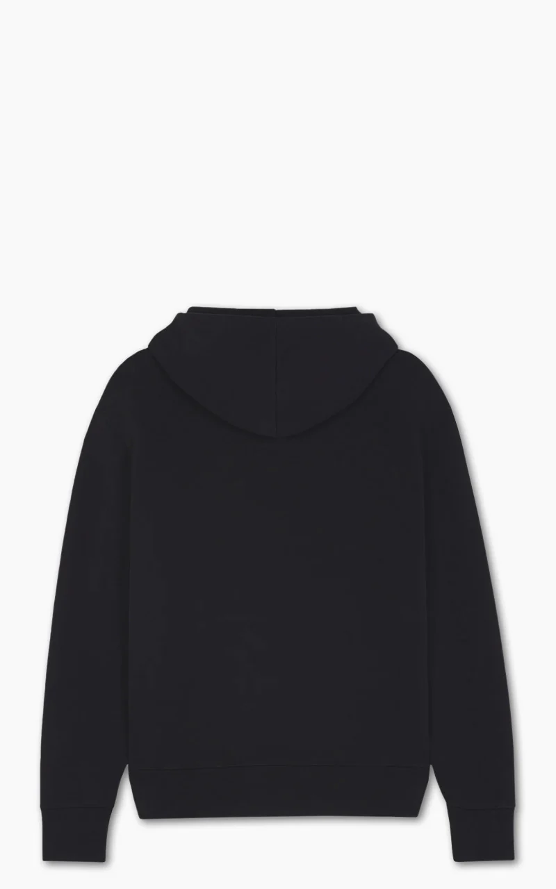 Maison Kitsuné Fox Head Patch Regular Hoodie Black - Image 5
