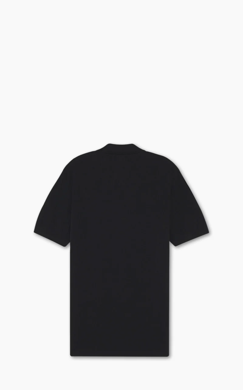 Maison Kitsuné Fox Head Patch Regular Polo Black - Image 2