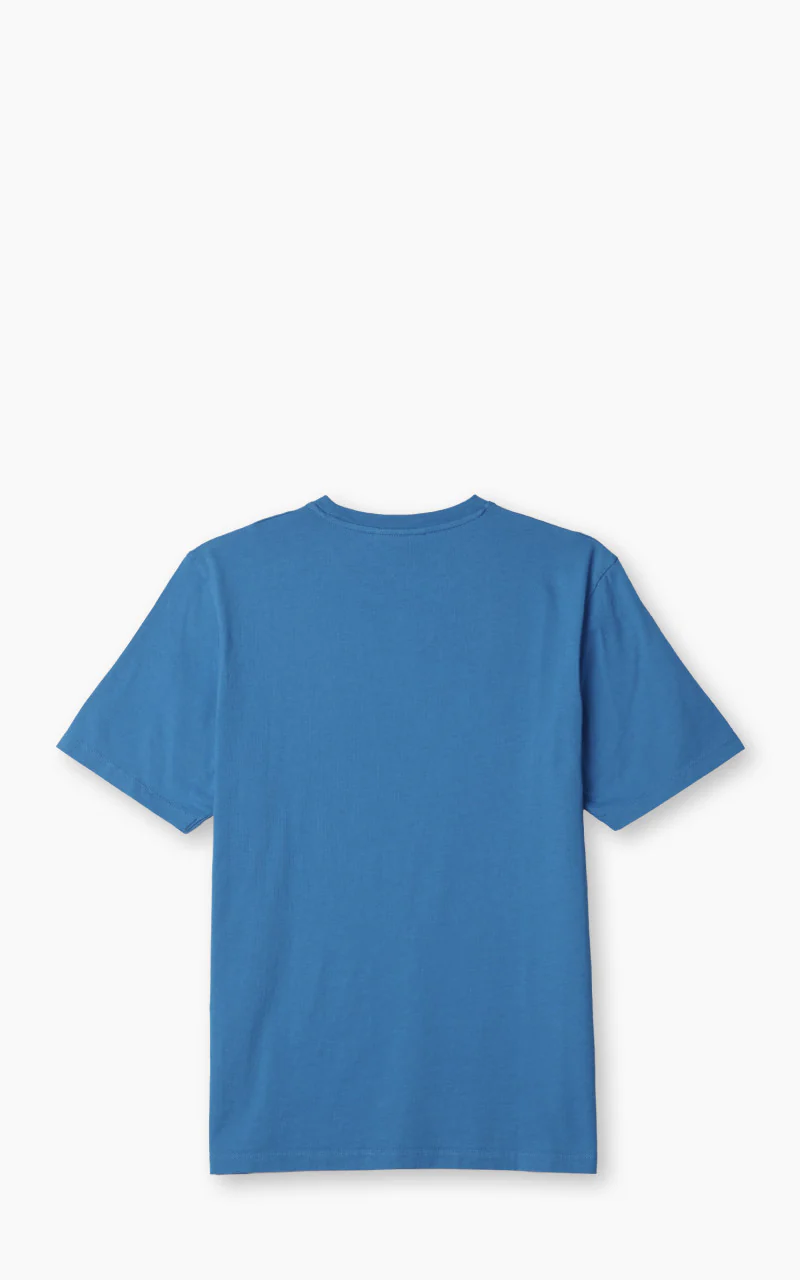 Maison Kitsuné Fox Head Patch Regular T-Shirt Enamel Blue - Image 3
