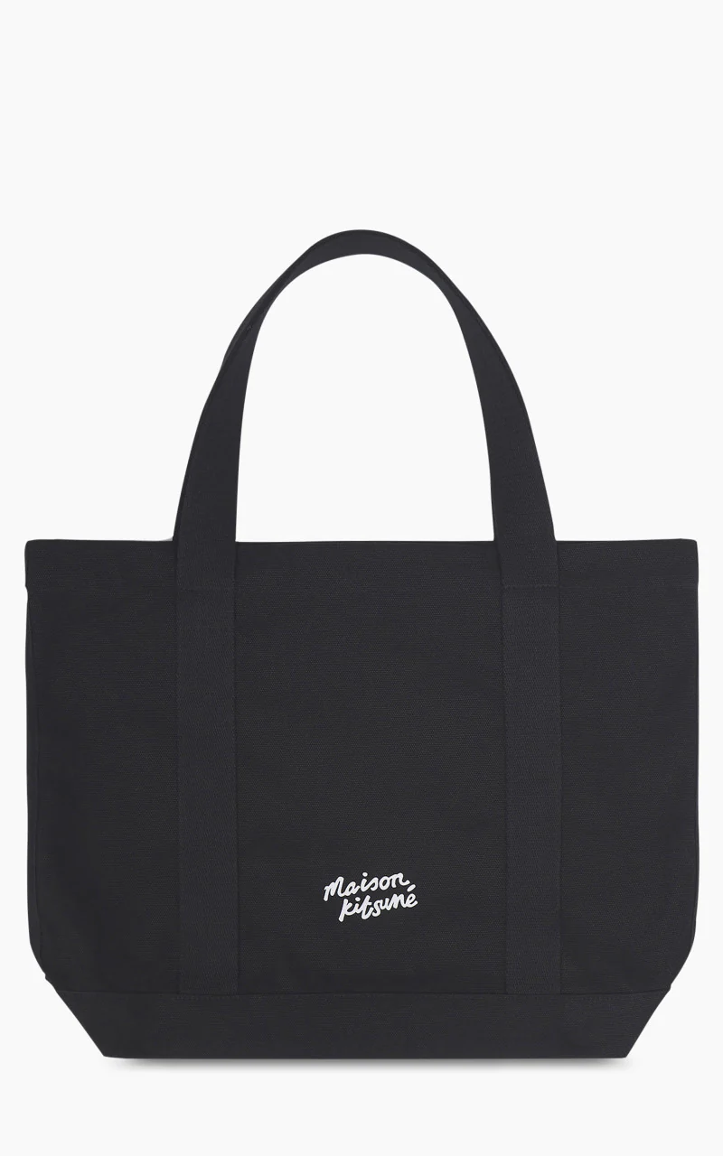 Maison Kitsuné Fox Head Tote Bag Black - Image 2