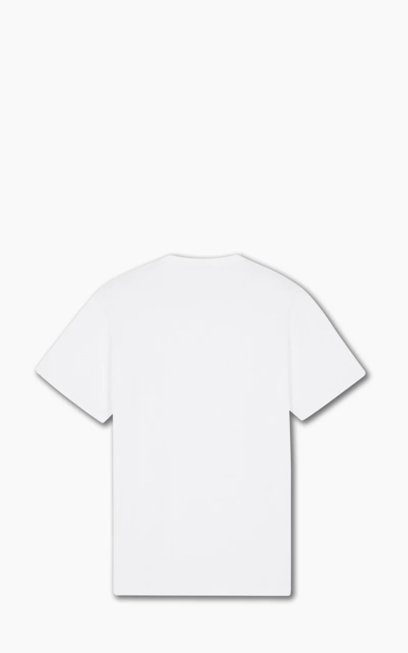 Maison Kitsuné Grey Fox Head Patch Classic T-Shirt White - Image 3