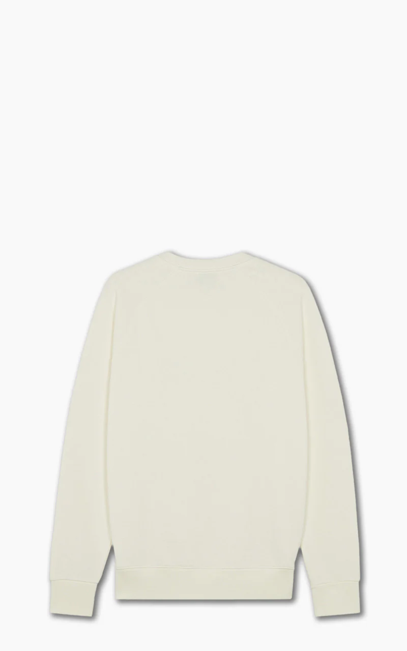 Maison Kitsuné Handwriting Clean Sweatshirt Ecru - Image 3