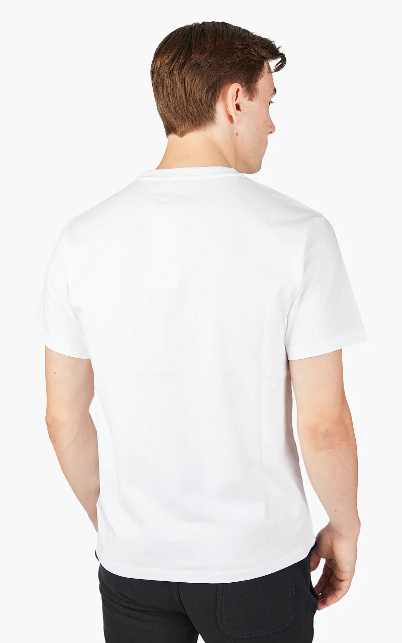 Maison Kitsuné Mini Handwriting Classic T-Shirt White - Image 6