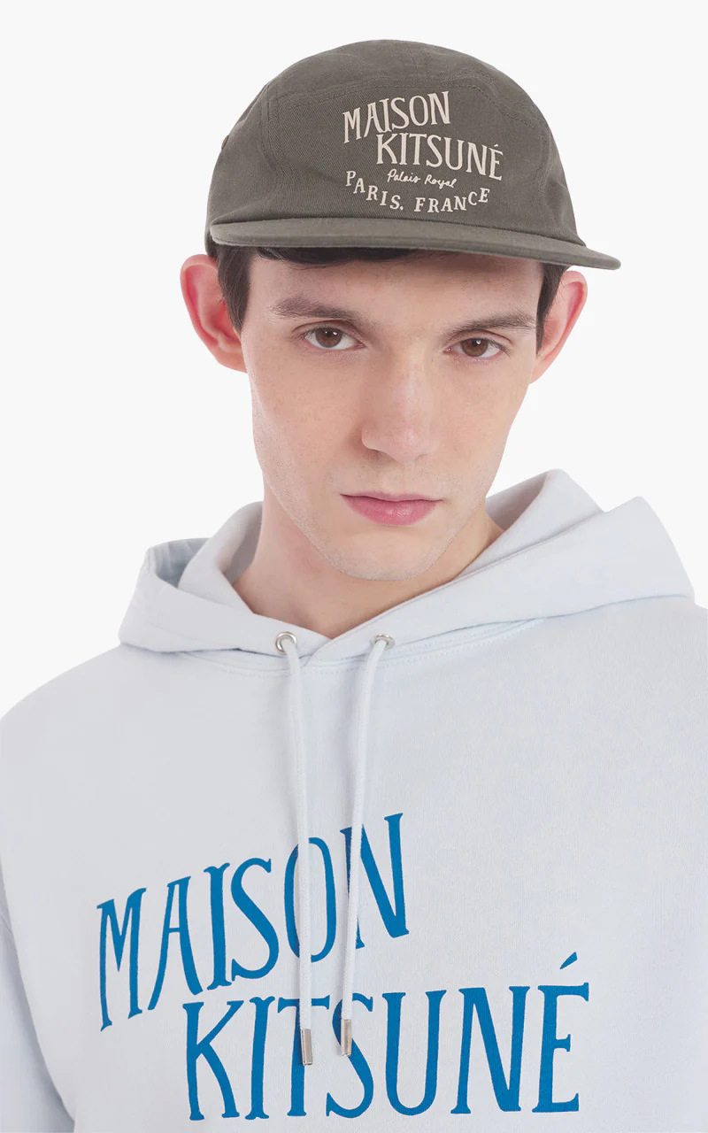 Maison Kitsuné Palais Royal 5P Cap Khaki - Image 2