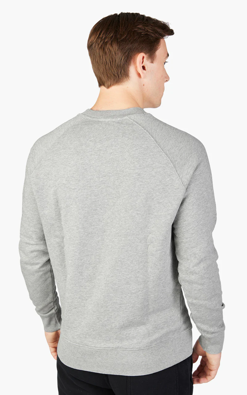 Maison Kitsuné Palais Royal Classic Sweatshirt Grey Melange - Image 7