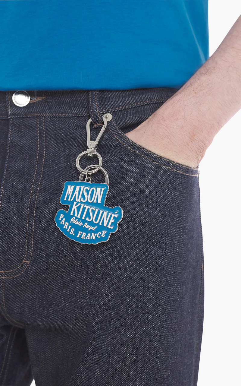 Maison Kitsuné Palais Royal Keyring Sapphire - Image 5