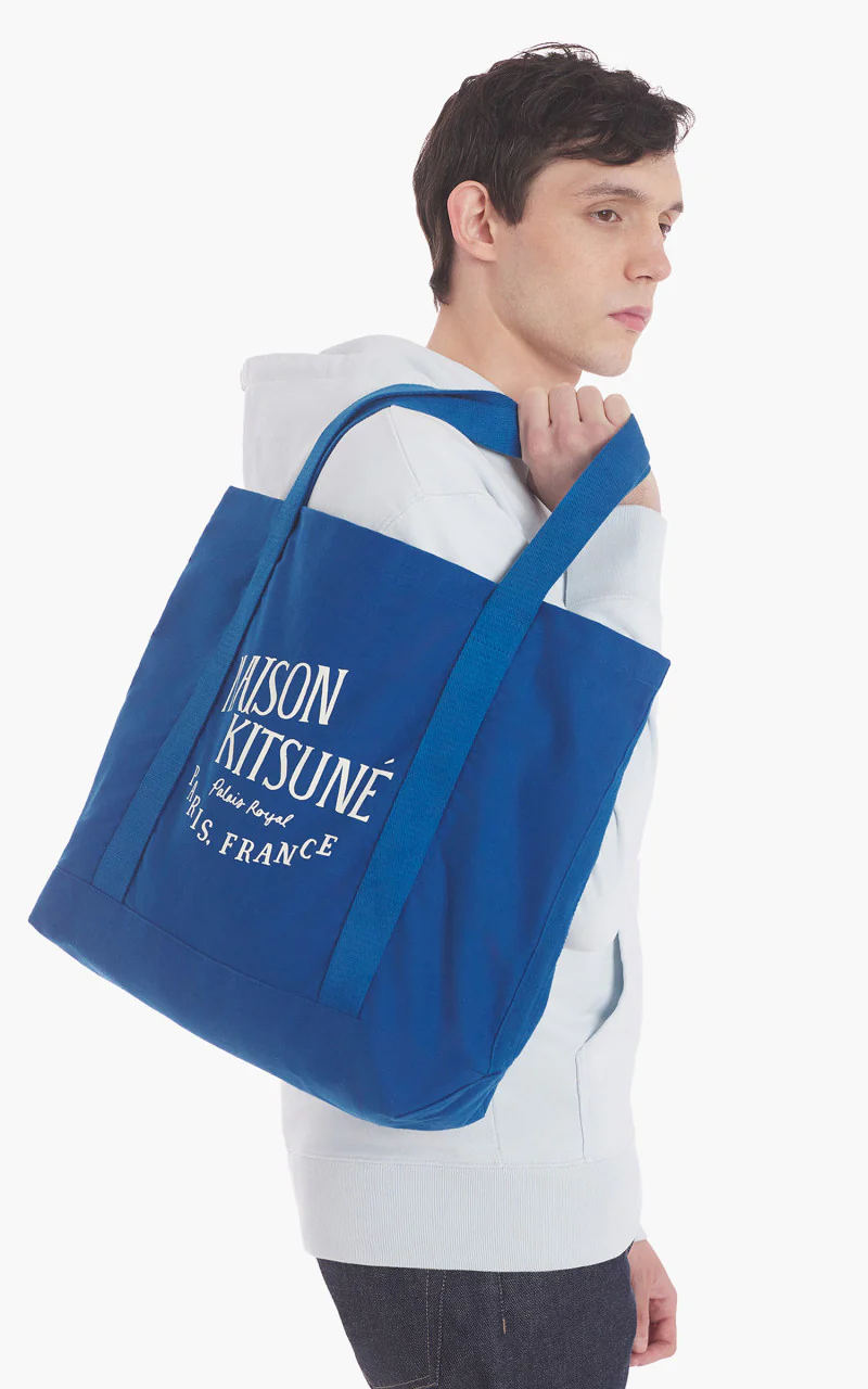 Maison Kitsuné Palais Royal Shopping Bag Sapphire - Image 2